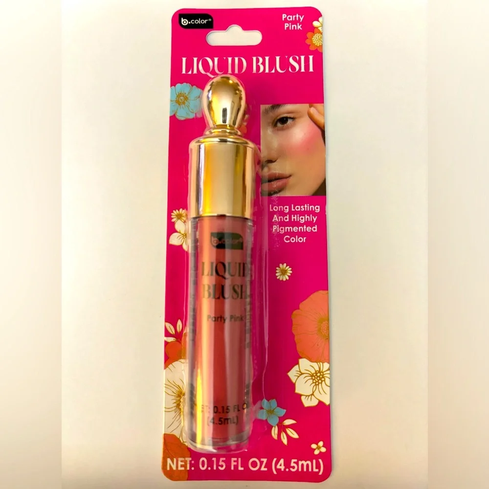 Party Pink LIQUID BLUSH Long Lasting And Highly Pigmented Color 0.15 oz